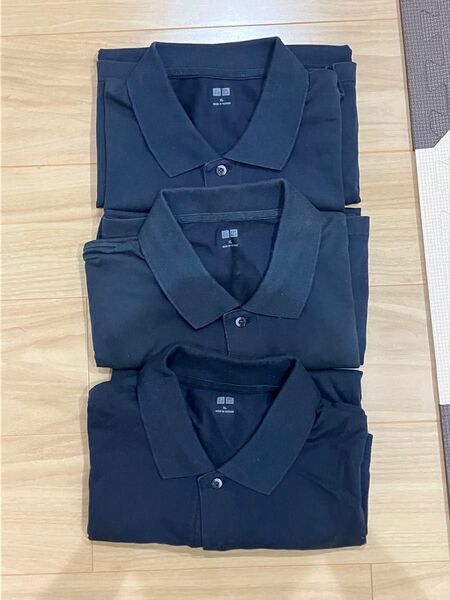 ユニクロ UNIQLO メンズポロシャツXL3枚セット