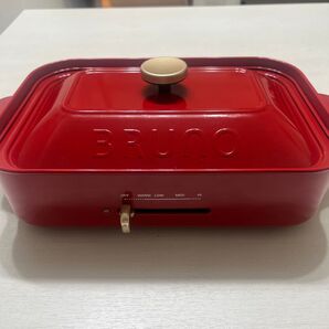 BRUNO コンパクトホットプレート BOE021-RD BOE021 レッド ホットプレート ブルーノ 家電