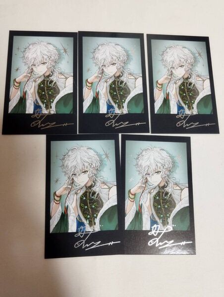 にじさんじ チェキ 2周年 2nd dytica 5枚セット 叢雲カゲツ サイン