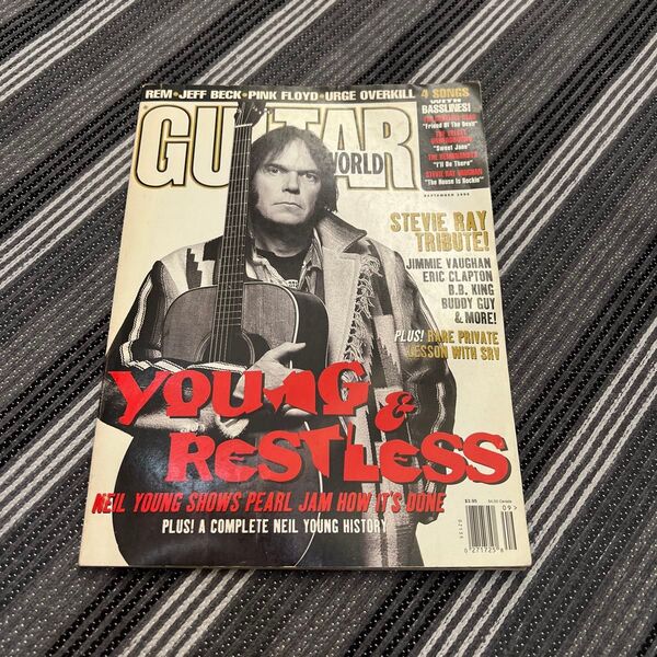 Guitar World 1990年9月号 ニール・ヤング 表紙