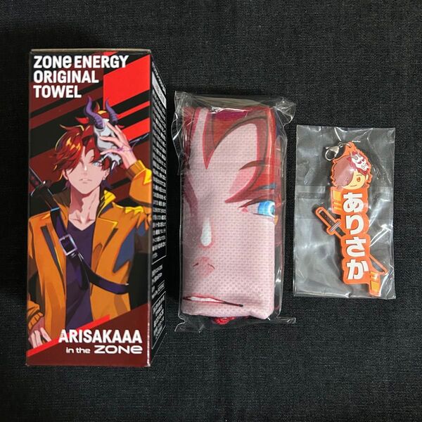 Arisakaaa Crazy Raccoon CR ZONE コラボタオル ネームラバーチャーム