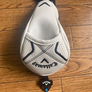 Callaway ゴルフ ヘッドカバー 6番ウッド ホワイト