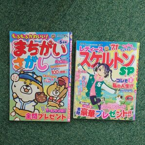 即応募可能 2冊セット スケルトン&まちがいさがし