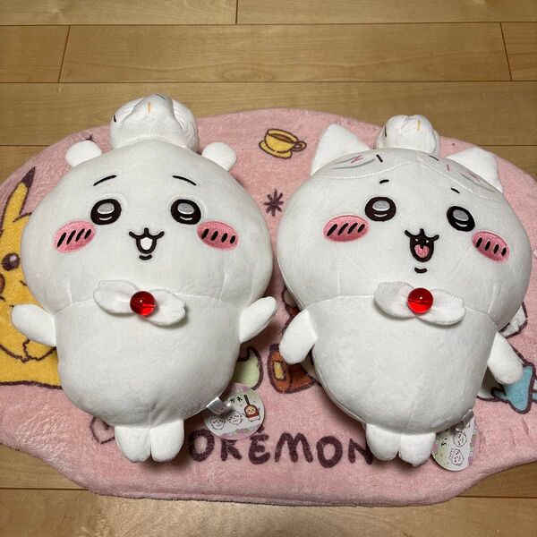 お誕生日BIGぬいぐるみのちいかわとハチワレの2点セット