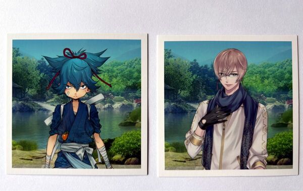 刀剣乱舞ONLINE ましコレ スクエアフォトコレクション/内番B 2枚セット 未使用品