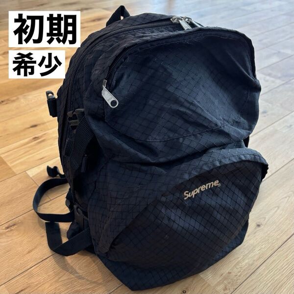 【超希少】6代目 Supreme Backpack バックパック ブラック 初期