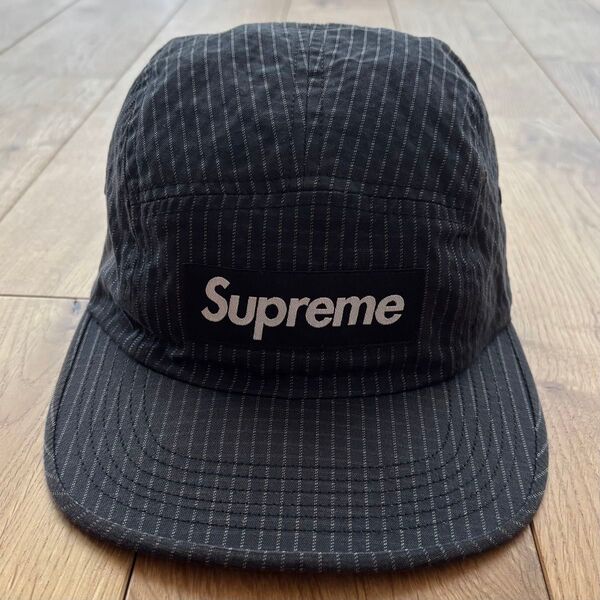 【希少】Supreme Overdyed Ripstop Camp Cap 17AW 黒