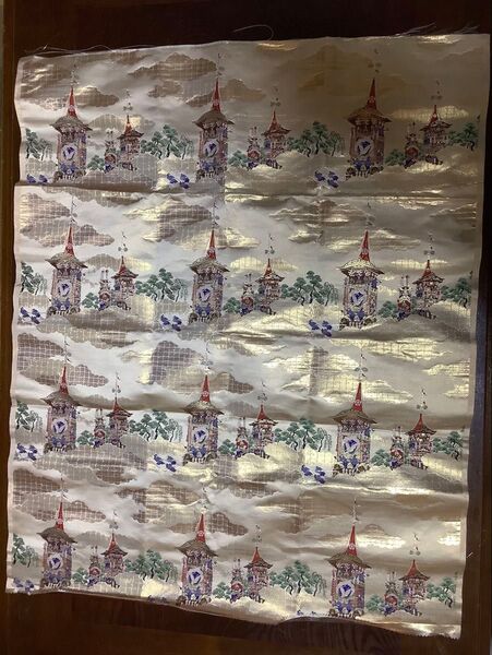 山鉾柄 和風インテリア ハンドメイド 西陣織 最終値下げです