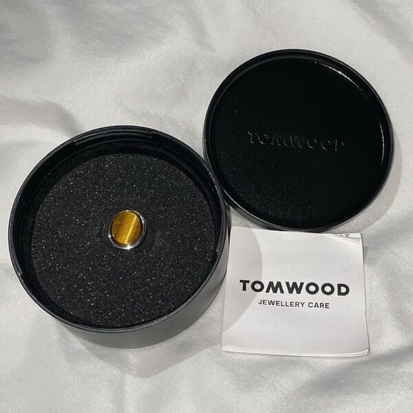外箱付き TOM WOOD 常田大希 着用モデル トムウッド Oval Tiger Eye オーバルタイガーアイ 52 12号