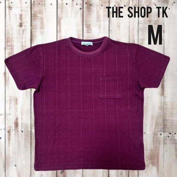 THE SHOP TK Tシャツ M レッドTシャツ 半袖