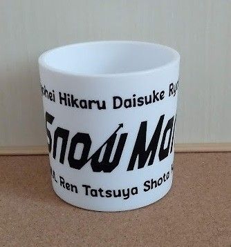 Snow Man ペンスタンド/小物入れ ハンドメイド