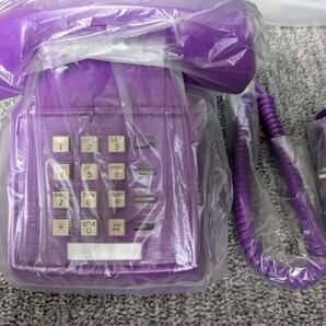 昭和レトロ プッシュ式電話海外物インテリア アンティーク