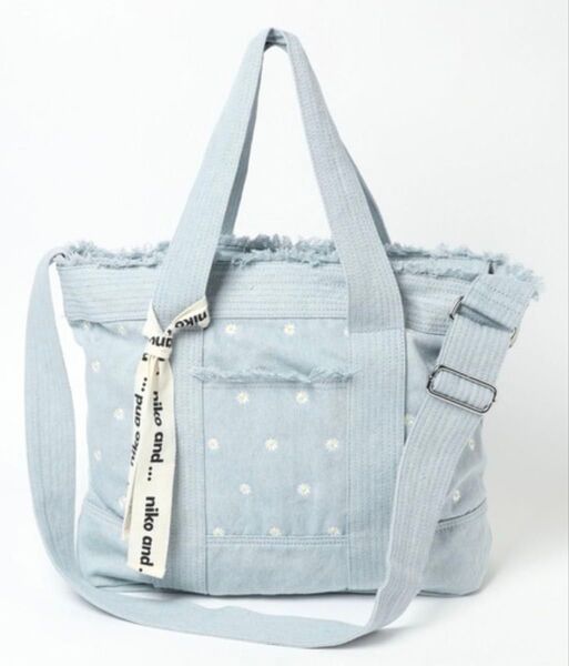 新品未使用 ニコアンド オリジナルキャンバス2WAYショルダーバッグ