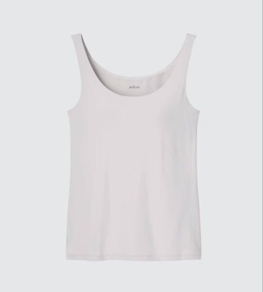 新品 UNIQLO エアリズム ブラタンクトップ Lサイズ ライトグレー