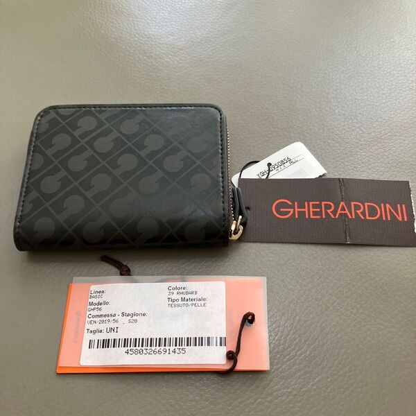 GHERARDINI 二つ折り財布 GHP56 ダークブラウン 未使用