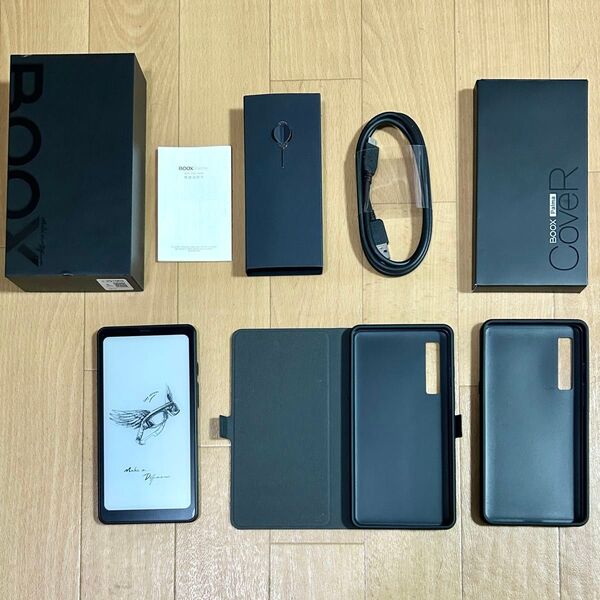 BOOX Palma ブラック Android11 128GB RAM6GB ケース付き 保護フィルム貼付済 電子書籍リーダー