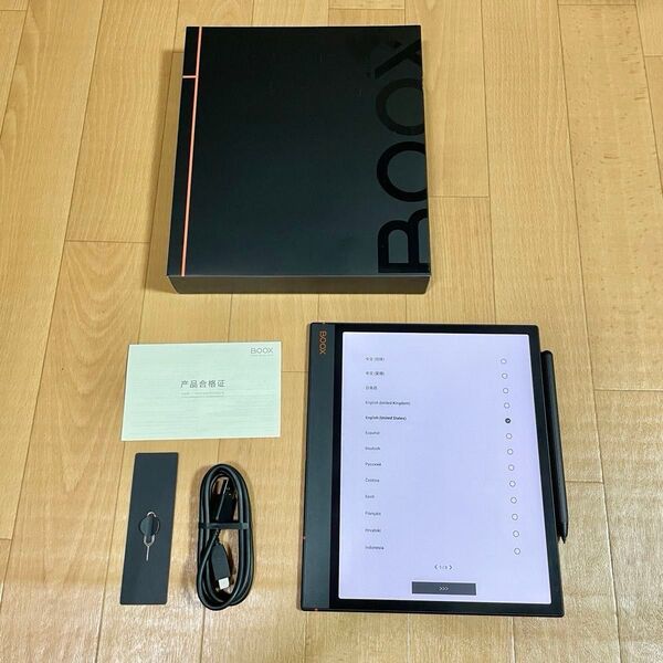 BOOX Note Air 3C カラー 電子ペーパー Eink タブレット Android