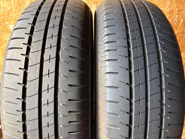 T-493【2023/2024年製造】ブリヂストン ECOPIA NH200!185/65R15 88S【2本】程度良好!