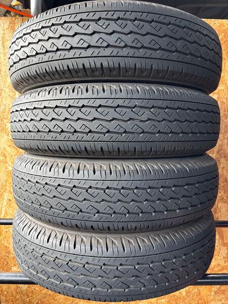 T-476【2021年製造】ブリヂストン V600!165/80R14 91/90N LT!程度良好!