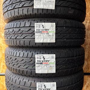 T-488【新品・未使用品】ブリヂストン NEXTRY !175/70R14 84S!程度良好!