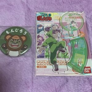潮江文次郎 アクリルスタンド 缶バッジ ナンジャタウン 忍たま乱太郎
