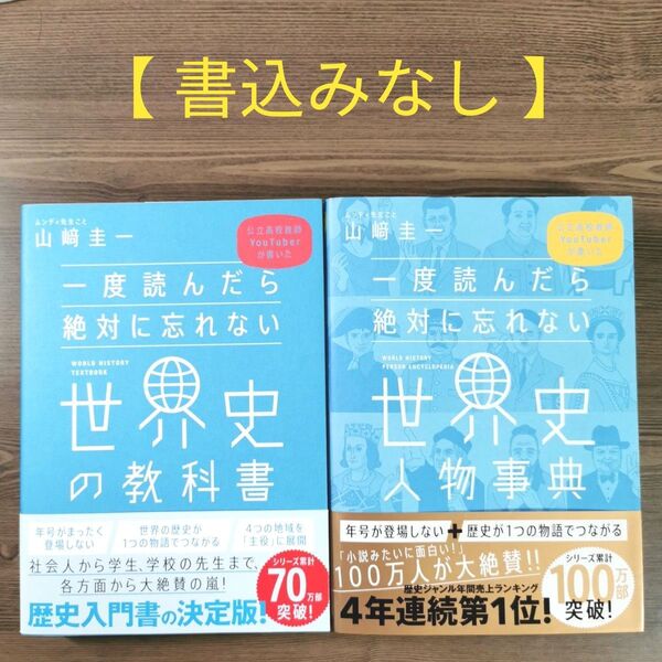 世界史の教科書 & 世界史人物事典【 2冊セット 】