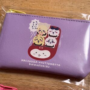ちいかわワクワクゆうえんち フラットポーチ