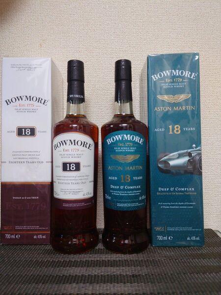 ボウモア!18年飲み比べに…