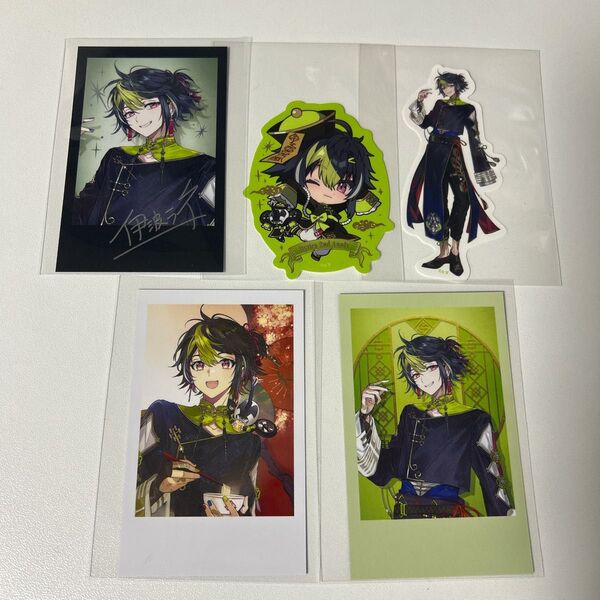 にじさんじ 伊波ライ Dytica 2周年 チェキ レア シークレット サイン ステッカー 箔押し