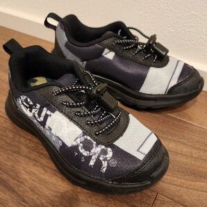 outdoor products17cmキッズ スニーカー 黒、ブラック