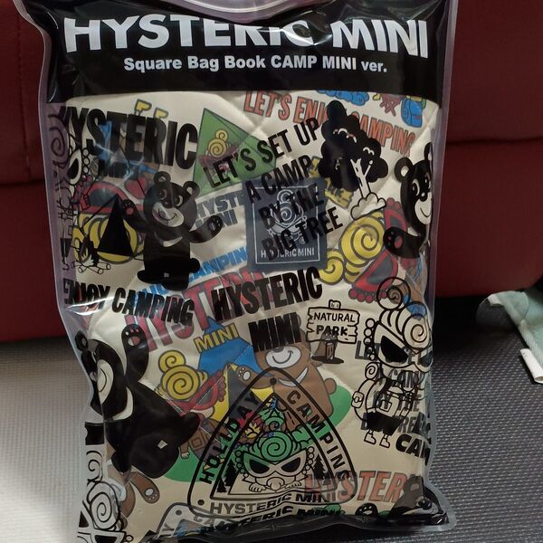 HYSTERIC MINI スクエアバッグブック CAMP MINI ver.ヒスミニ