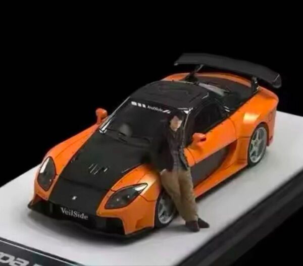 ワイルドスピード RX7 ヴェイルサイド 1/64 フィギュア付き 999台限定 タイムマイクロ 新品未開封品