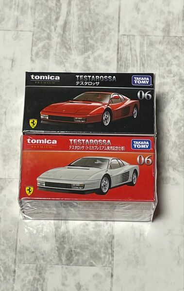 トミカプレミアム フェラーリ 06 テスタロッサ 発売記念仕様 通常 2台セット 新品未開封品