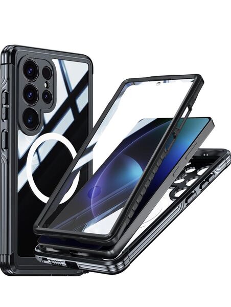 ギャラクシー S25 ウルトラ 両面 ケース クリア Samsung Galaxy S25 Ultra/SC-52F / 用