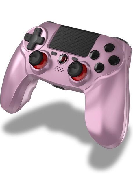 PS4コントローラー 無線 ワイヤレス ジャイロ PS4 / PS4 Pro / PS4 Slim / PC ピンク