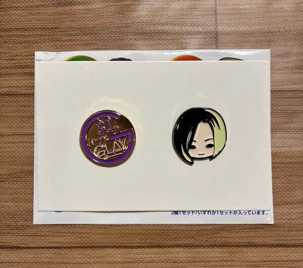 GLAY 30th エンタメくじ HISASHI ピンズセット