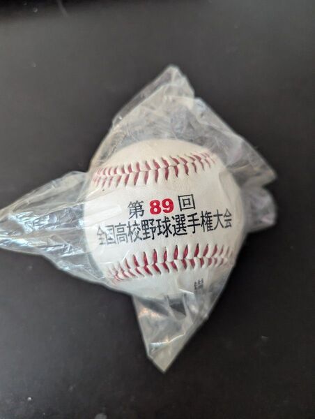 第89回全国高等学校野球選手権大会 記念ボール 未使用