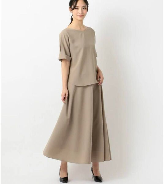 自由区×BLENDA コラボ セットアップ 美品 40 完売品 ベージュ Lサイズ
