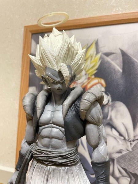 ドラゴンボール一番くじ SMSP ゴジータ A賞 01リペイント フィギュア モノクロ