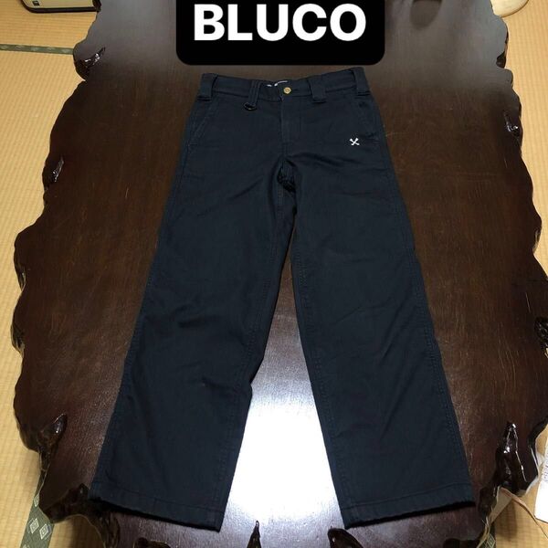 BLUCO ブルコ ブラック チノパン ワークパンツ 裏フリース 厚手 OL-004W-021