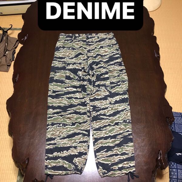 ドゥニーム ゴールドタイガーストライプカモ リップストップ BDU カーゴパンツ カモフラ 迷彩