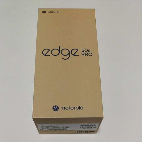 motorola edge 50s pro 6.7in 8GB ストレージ256GB バニラクリーム ソフトバンク 未使用新品