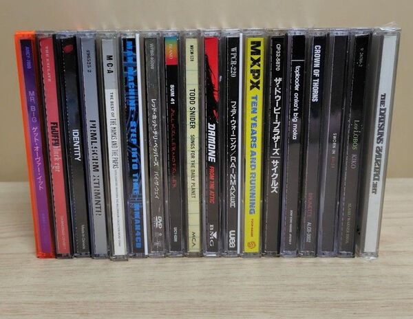 Mr. Big, Identity, sum41 洋楽C18枚Dセット