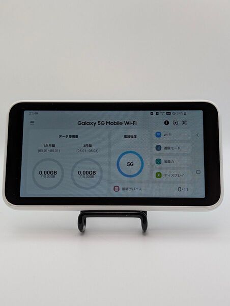 【訳(キズ)あり】Galaxy 5G Mobile Wi-Fi SCR01 / モバイルルーター 3168
