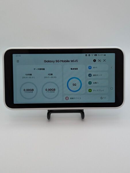【訳(キズ)あり】Galaxy 5G Mobile Wi-Fi SCR01 / モバイルルーター 0943