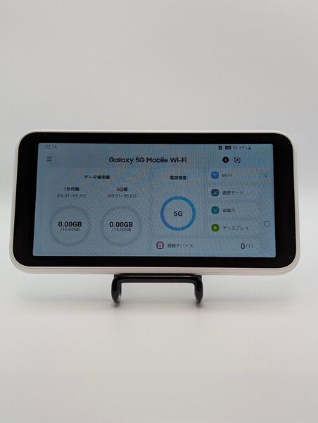 【美品】Galaxy 5G Mobile Wi-Fi SCR01 / モバイルルーター 2601