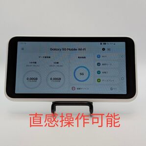 【美品】Galaxy 5G Mobile Wi-Fi SCR01 / モバイルルーター 2601