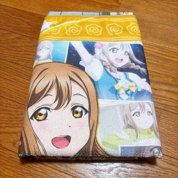【国木田花丸】新品未使用 ラブライブ 国木田花丸 プレミアム バスタオル lovelive Aqours 約120×60cm