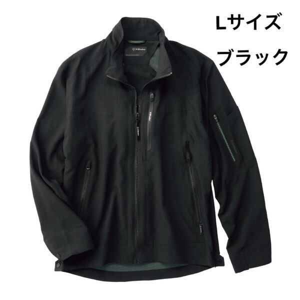 新品 ワークマン エックスシェルター暑熱ジャケット ブラック Lサイズ