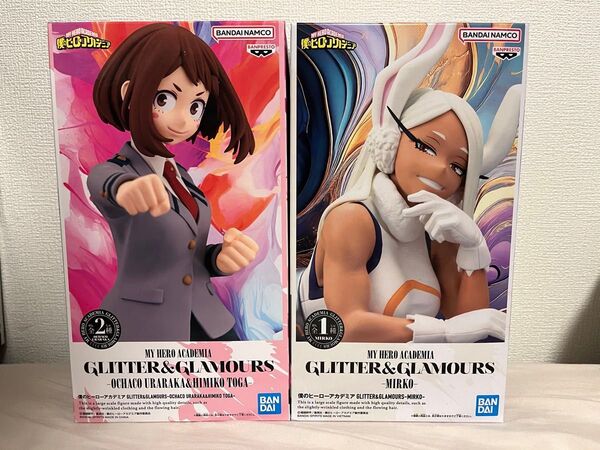 GLITTER GLAMOURS 僕のヒーローアカデミア 麗日お茶子 ミルコ フィギュア ヒロアカ